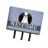 Caroline'S Treasures Bb1416Th68 Japanese Chin Welcome Leash Or Key Holder, Large, Multicolor