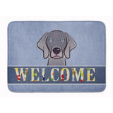 Caroline'S Treasures Weimaraner Welcome Floor Mat, 19 X 27, Multicolor