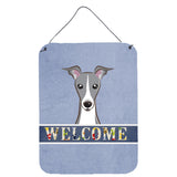 Caroline'S Treasures Bb1422Ds1216 Italian Greyhound Welcome Wall Or Door Hanging Prints, 16 X 12, Multicolor