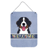 Caroline'S Treasures Bb1423Ds1216 Bernese Mountain Dog Welcome Wall Or Door Hanging Prints, 16 X 12, Multicolor