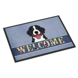Caroline'S Treasures Bb1423Jmat Bernese Mountain Dog Welcome Indoor Or Outdoor Mat, 24 X 36, Multicolor