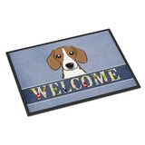 Caroline'S Treasures Bb1425Mat Beagle Welcome Indoor Or Outdoor Mat, 18 X 27, Multicolor
