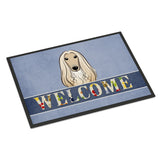 Caroline'S Treasures Bb1430Mat Afghan Hound Welcome Indoor Or Outdoor Mat, 18 X 27, Multicolor