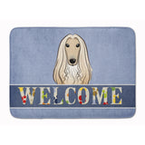 Caroline'S Treasures Afghan Hound Welcome Floor Mat, 19 X 27, Multicolor