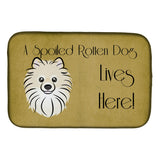 Caroline'S Treasures Bb1455Ddm Dish Drying Mat, 14 X 21, Spoiled