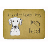 Caroline'S Treasures Dalmatian Spoiled Dog Lives Here Floor Mat, 19 X 27, Multicolor