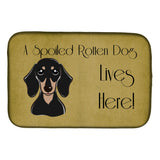 Caroline'S Treasures Bb1463Ddm Dish Drying Mat, 14 X 21, Spoiled