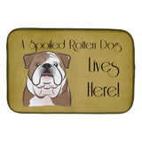 Caroline'S Treasures Bb1467Ddm Dish Drying Mat, 14 X 21, Spoiled