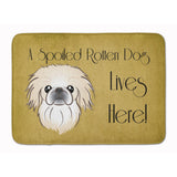 Caroline'S Treasures Pekingese Spoiled Dog Lives Here Floor Mat, 19 X 27, Multicolor