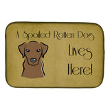 Caroline'S Treasures Bb1482Ddm Dish Drying Mat, 14 X 21, Spoiled