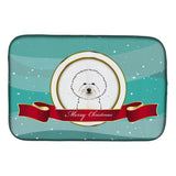 Caroline'S Treasures Bb1527Ddm Dish Drying Mat, 14 X 21, Merry Christmas
