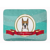 Caroline'S Treasures Boxer Merry Christmas Floor Mat, 19 X 27, Multicolor
