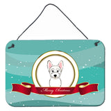 Caroline'S Treasures Westie Merry Christmas Wall Or Door Hanging Prints Bb1536Ds812, 8Hx12W, Multicolor