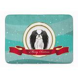 Caroline'S Treasures Japanese Chin Merry Christmas Floor Mat, 19 X 27, Multicolor