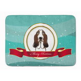 Caroline'S Treasures Basset Hound Merry Christmas Floor Mat, 19 X 27, Multicolor