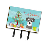 Caroline'S Treasures Bb1578Th68 Christmas Tree And Schnauzer Leash Or Key Holder, Large, Multicolor