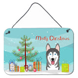 Caroline'S Treasures Christmas Tree And Alaskan Malamute Wall Or Door Hanging Prints Bb1590Ds812, 8Hx12W