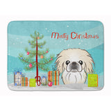 Caroline'S Treasures Christmas Tree And Pekingese Floor Mat, 19 X 27, Multicolor