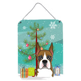 Caroline'S Treasures Christmas Tree And Boxer Wall Or Door Hanging Prints Bb1595Ds1216, 16Hx12W, Multicolor