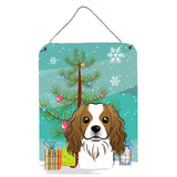 Caroline'S Treasures Christmas Tree And Cavalier Spaniel Wall Or Door Hanging Prints Bb1596Ds1216, 16Hx12W, Multicolor