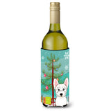 Caroline'S Treasures Christmas Tree And Westie Wine Bottle Koozie Hugger, 750 Ml, Multicolor