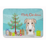 Caroline'S Treasures Christmas Tree And Borzoi Floor Mat, 19 X 27, Multicolor