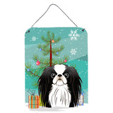 Caroline'S Treasures Christmas Tree And Japanese Chin Wall Or Door Hanging Prints Bb1602Ds1216, 16Hx12W, Multicolor