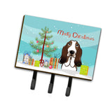 Caroline'S Treasures Bb1615Th68 Christmas Tree And Basset Hound Leash Or Key Holder, Large, Multicolor