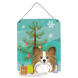 Caroline'S Treasures Christmas Tree And Papillon Wall Or Door Hanging Prints Bb1620Ds1216, 16Hx12W, Multicolor