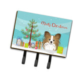 Caroline'S Treasures Bb1620Th68 Christmas Tree And Papillion Leash Or Key Holder, Large, Multicolor