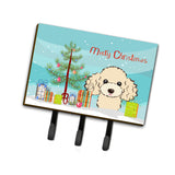 Caroline'S Treasures Bb1630Th68 Christmas Tree And Buff Poodle Leash Or Key Holder, Large, Multicolor