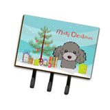 Caroline'S Treasures Bb1631Th68 Christmas Tree And Silver Gray Poodle Leash Or Key Holder, Large, Multicolor