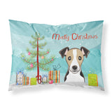 Caroline'S Treasures Bb1633Pillowcase Christmas Tree And Jack Russell Terrier Fabric Standard Pillowcase, Large, Multicolor