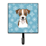 Caroline'S Treasures Bb1636Sh4 Snowflake Jack Russell Terrier Leash Or Key Holder, Small, Multicolor