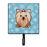 Caroline'S Treasures Bb1638Sh4 Snowflake Yorkie Yorkshire Terrier Leash Or Key Holder, Small, Multicolor