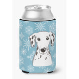 Caroline'S Treasures Snowflake Dalmatian Can/Bottle Hugger, Multicolor