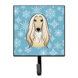 Caroline'S Treasures Bb1678Sh4 Snowflake Afghan Hound Leash Or Key Holder, Small, Multicolor