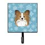 Caroline'S Treasures Bb1682Sh4 Snowflake Papillion Leash Or Key Holder, Small, Multicolor