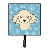 Caroline'S Treasures Bb1692Sh4 Snowflake Buff Poodle Leash Or Key Holder, Small, Multicolor