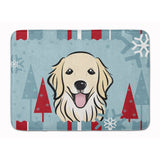 Caroline'S Treasures Winter Holiday Golden Retriever Floor Mat, 19 X 27, Multicolor
