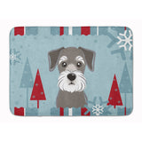 Caroline'S Treasures Winter Holiday Schnauzer Floor Mat, 19 X 27, Multicolor