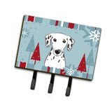 Caroline'S Treasures Bb1706Th68 Winter Holiday Dalmatian Leash Or Key Holder, Large, Multicolor