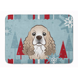 Caroline'S Treasures Winter Holiday Cocker Spaniel Floor Mat, 19 X 27, Multicolor