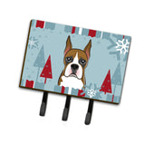 Caroline'S Treasures Bb1719Th68 Winter Holiday Boxer Leash Or Key Holder, Large, Multicolor