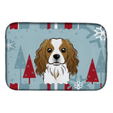 Caroline'S Treasures Bb1720Ddm Dish Drying Mat, 14 X 21, Winter Holiday