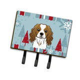 Caroline'S Treasures Bb1720Th68 Winter Holiday Cavalier Spaniel Leash Or Key Holder, Large, Multicolor