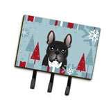 Caroline'S Treasures Bb1723Th68 Winter Holiday French Bulldog Leash Or Key Holder, Large, Multicolor