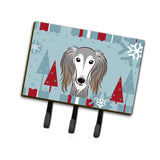 Caroline'S Treasures Bb1725Th68 Winter Holiday Saluki Leash Or Key Holder, Large, Multicolor