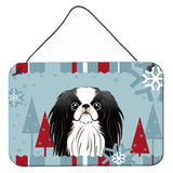 Caroline'S Treasures Winter Holiday Japanese Chin Wall Or Door Hanging Prints Bb1726Ds812, 8Hx12W, Multicolor