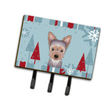 Caroline'S Treasures Bb1728Th68 Winter Holiday Yorkie Puppy Leash Or Key Holder, Large, Multicolor